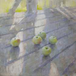 Abramova, Old house. The apples